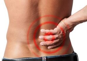 Ból pleców z osteochondrozą lędźwiową
